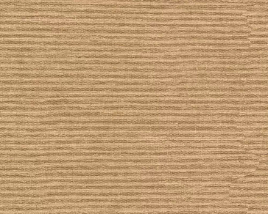 Caramel Brown Faux Grasscloth Heavy Duty Paste the Wall Wallpaper