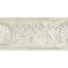 Formal Scroll with 3D Look in Creamy Taupe Unpasted Wallpaper Border