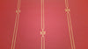 Gold Ironwork Stripe on Reddish Background Wallpaper - all4wallswall-paper