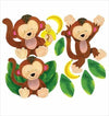 Baby Monkey Peel and Stick Appliques - all4wallswall-paper