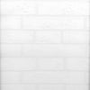 Raised Brick White Textured Paintable Prepasted Wallpaper - all4wallswall-paper