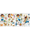 Go Diego Go Peel & Stick Appliques - all4wallswall-paper