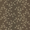 Modern - Contemporary Golden Trailing Leaves and Branches on Brown Wallpaper - all4wallswall-paper