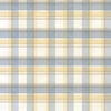 Blue and Beige Tartan Plaid Easy Walls Wallpaper - all4wallswall-paper