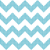 Blue & White Chevron Stripes with Polka Dots on Sure Strip Wallpaper - all4wallswall-paper