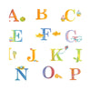 Colorful Alphabet on Soft White Wallpaper - all4wallswall-paper