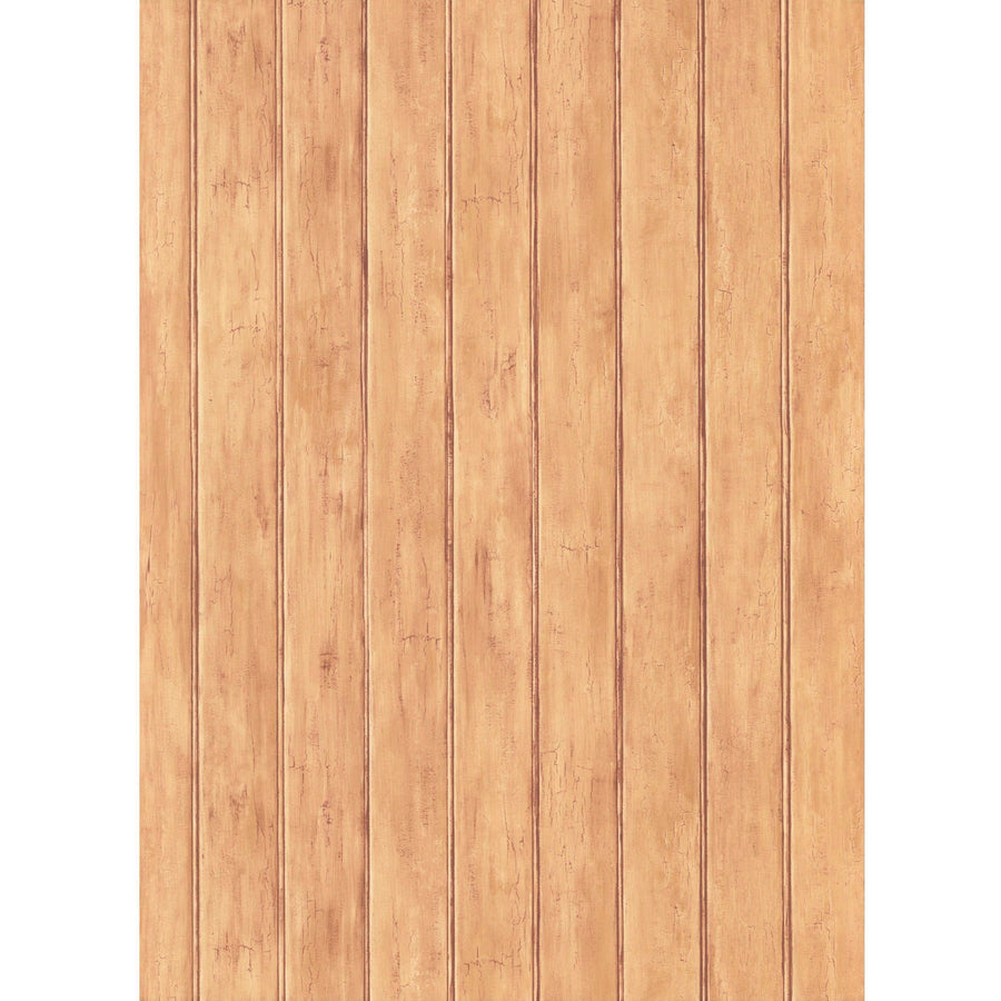 York Country Keepsakes Faux Caramel Beadboard Sure Strip Wallpaper - all4wallswall-paper