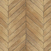 Golden Pecan Herringbone Chevron Wood Solid Vinyl on Paste the Wall Wallpaper - all4wallswall-paper