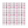 Black and Pink Plaid with Polka Dots and Glitter on Sure Strip Wallpaper