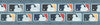 MLB Baseball Patches on Denim Prepasted Sports Wallpaper Border