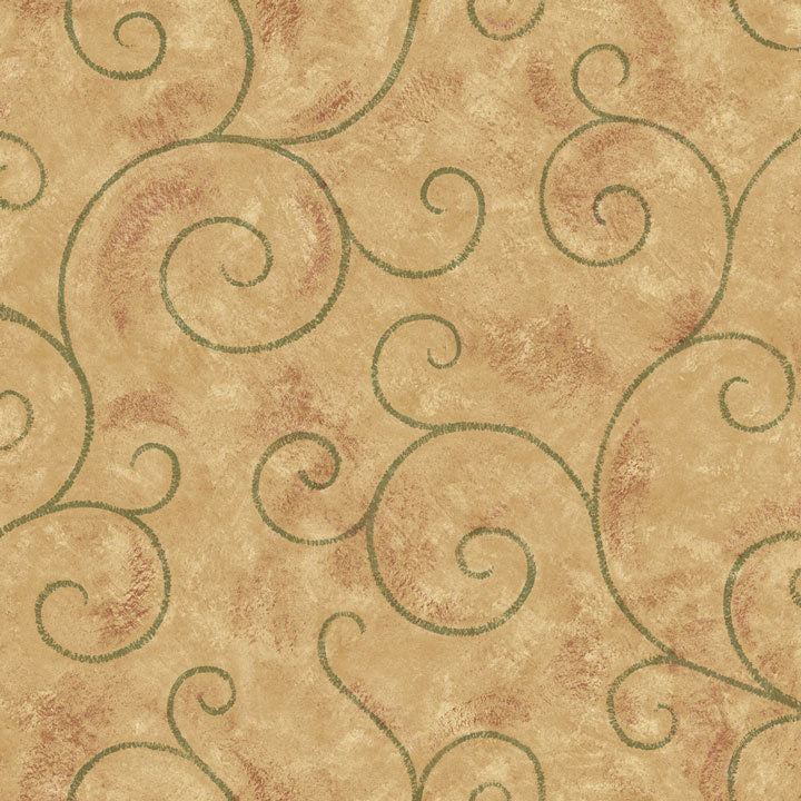 Imperial The Comfort Cafe Large Scroll Wallpaper - all4wallswall-paper