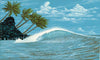 Hang Ten Tropical Ocean - Palm Tree Prepasted 6' x 10.5' Wall Mural - all4wallswall-paper