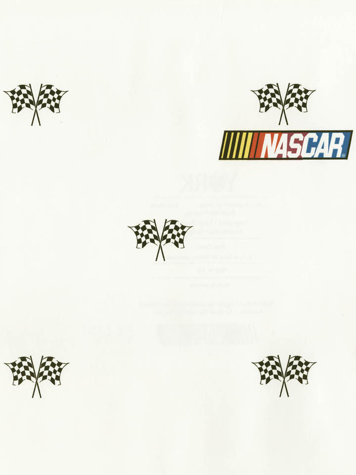 Nascar Checkered Flag on White Sports Wallpaper - all4wallswall-paper