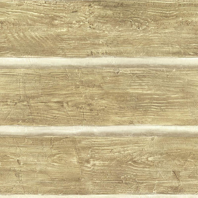 Chinking Maple Wood Panel Easy Walls Rustic Log Lodge Wallpaper - all4wallswall-paper